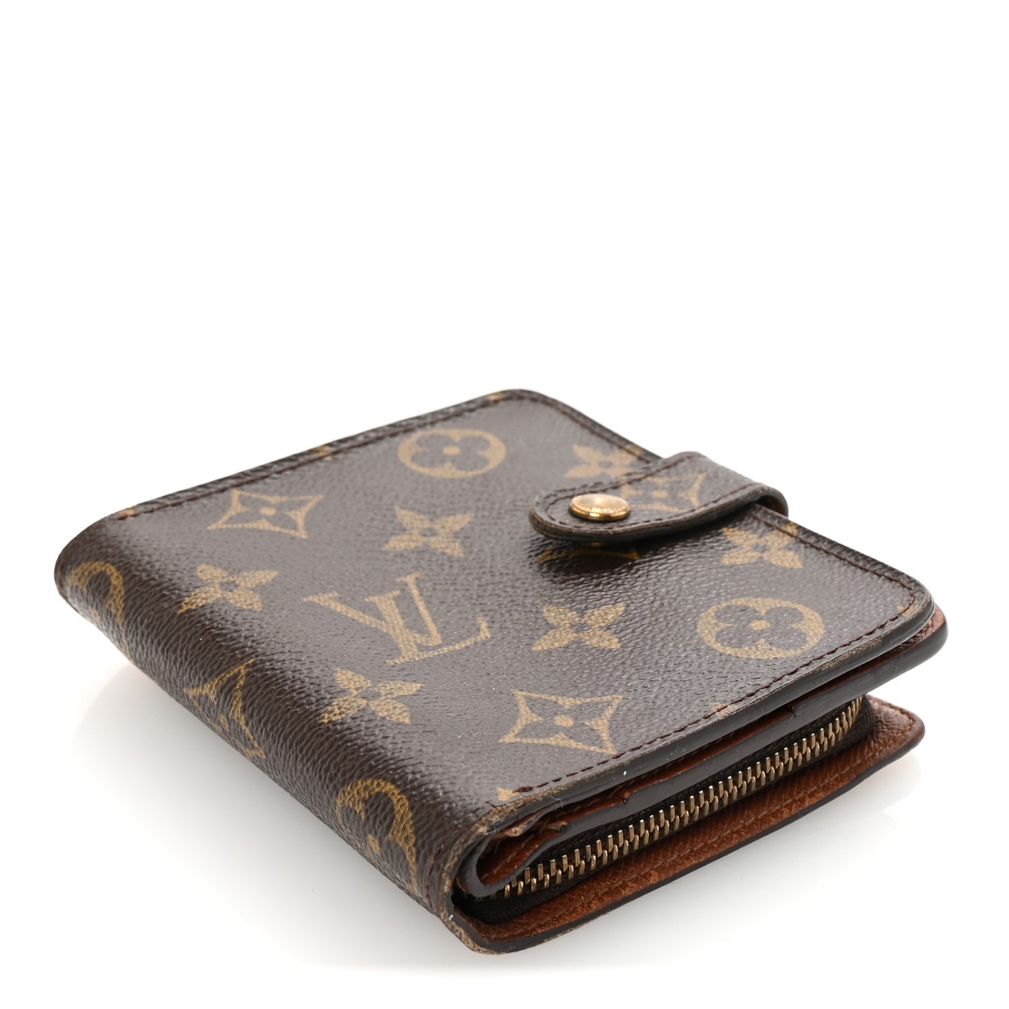 Monogram Compact Zippe Zipped Wallet