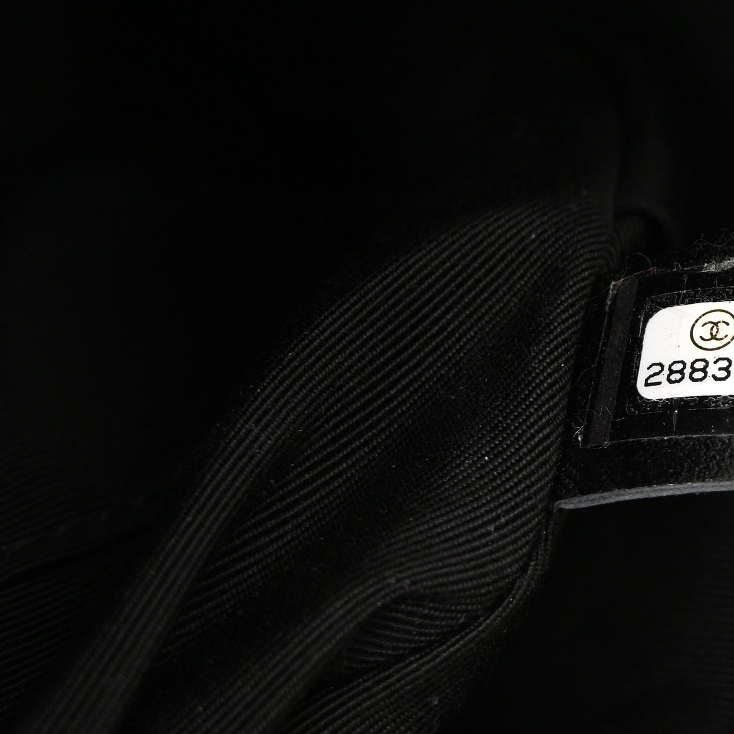 Lambskin Quilted Waist Bag Fanny Pack Black