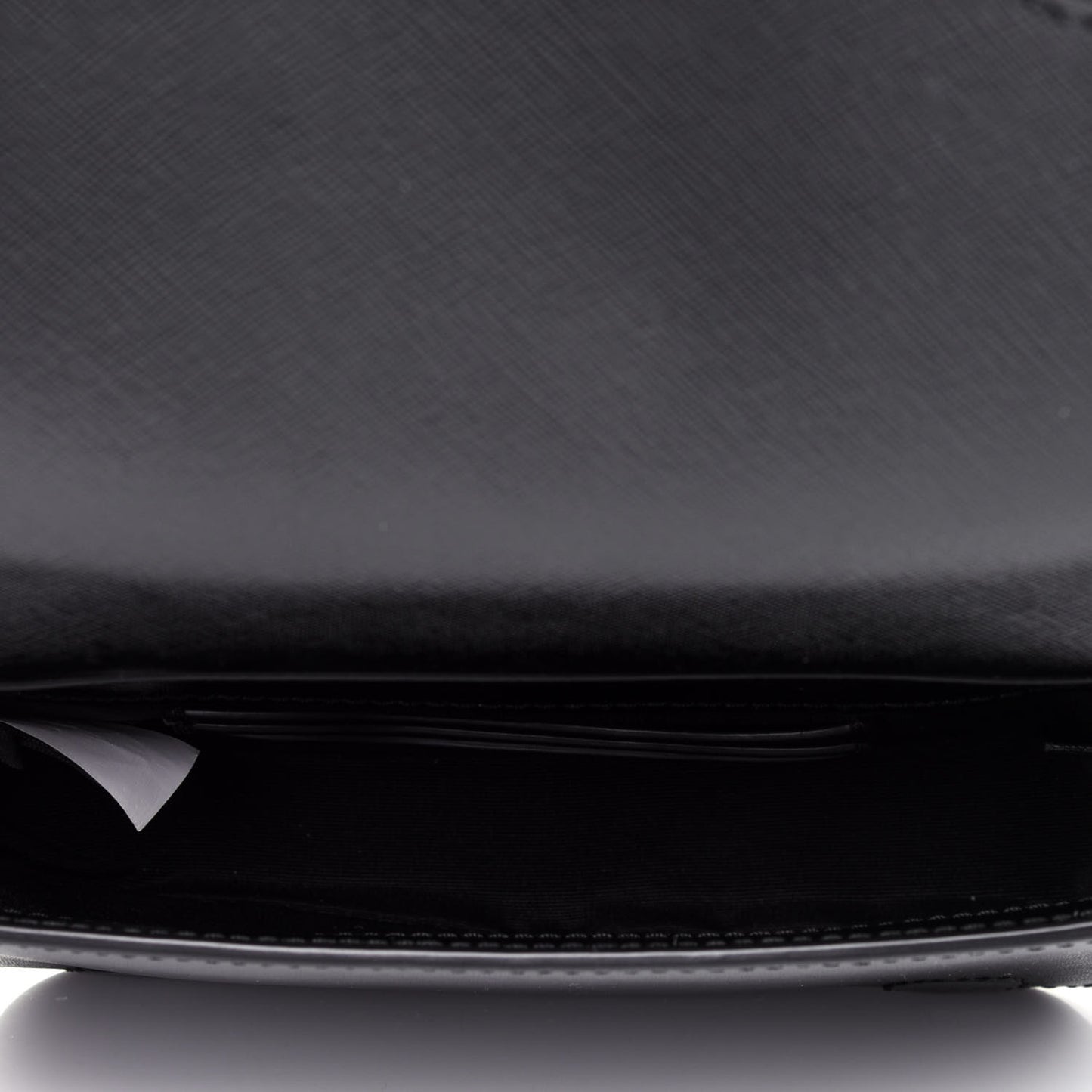 Saffiano Hip Shot Belt Bag Black