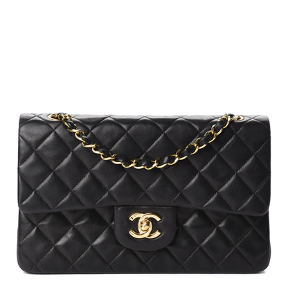 Chanel Lambskin Quilted Small Double Flap Black 1 of 13