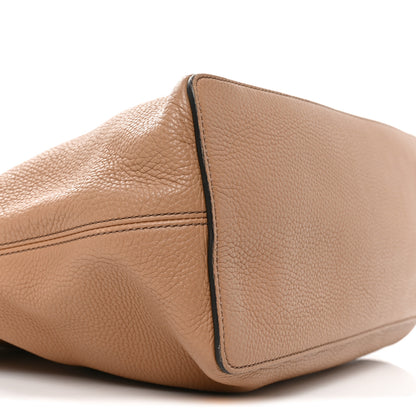 Gucci Pebbled Calfskin Large Soho Hobo Camelia 9 of 10