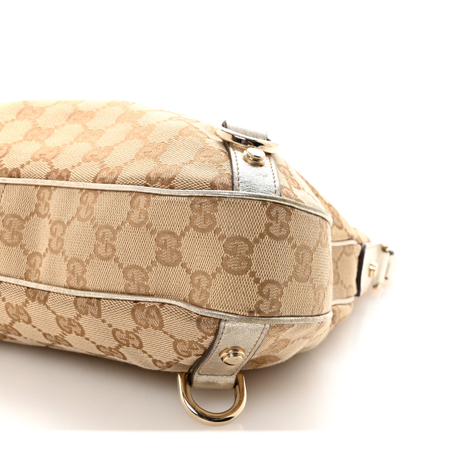 Monogram Medium Abbey D Ring Hobo Off White