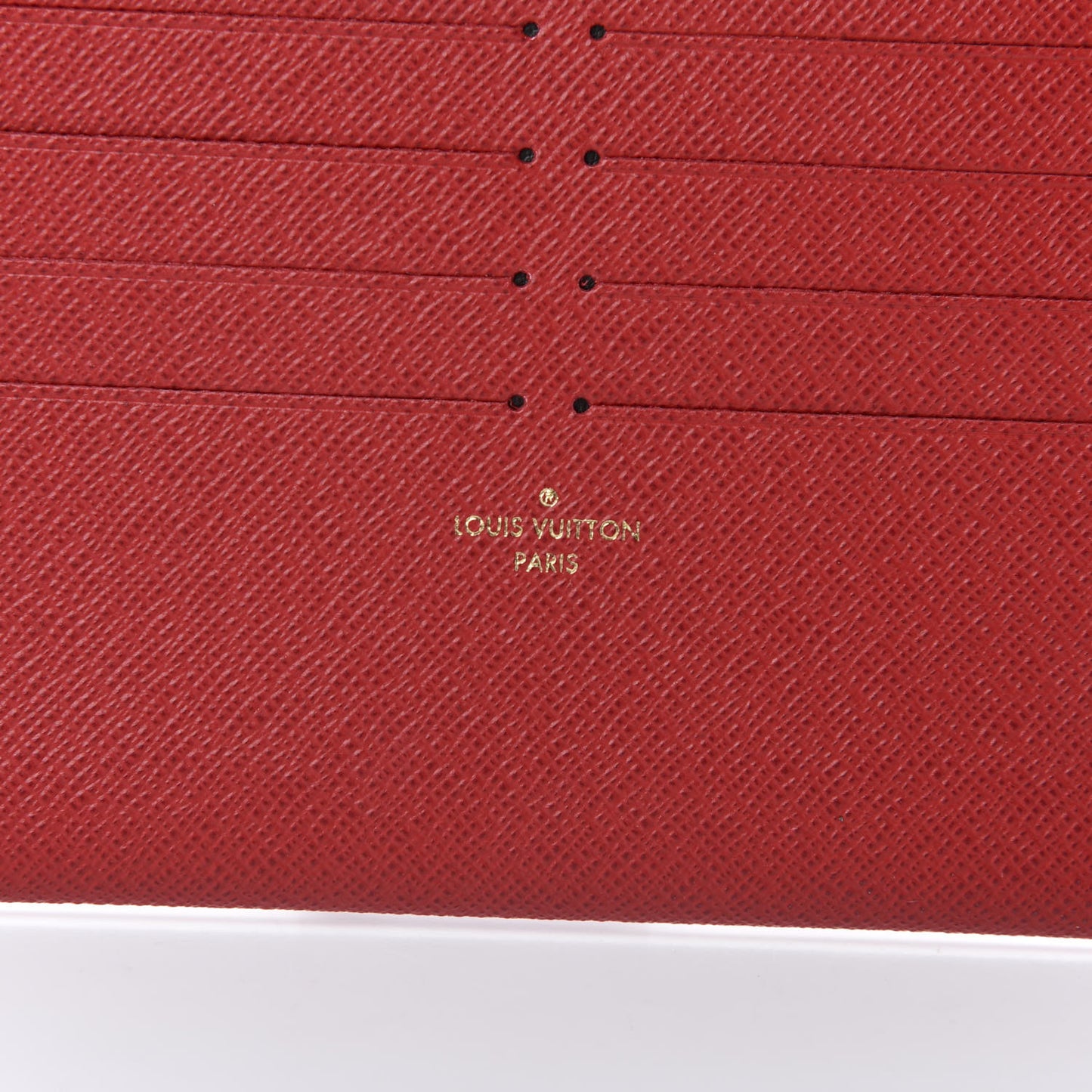 Calfskin Felicie Card Holder Insert Cherry