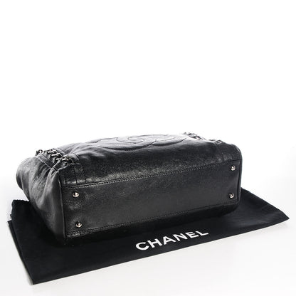Chanel Glazed Caviar Modern Chain Tote Black 4 of 7
