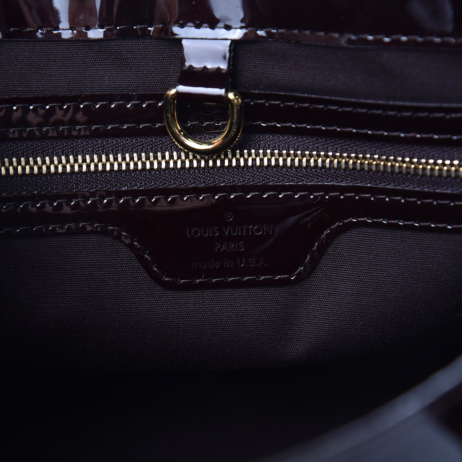 Louis Vuitton Vernis Wilshire PM Amarante 6 of 6