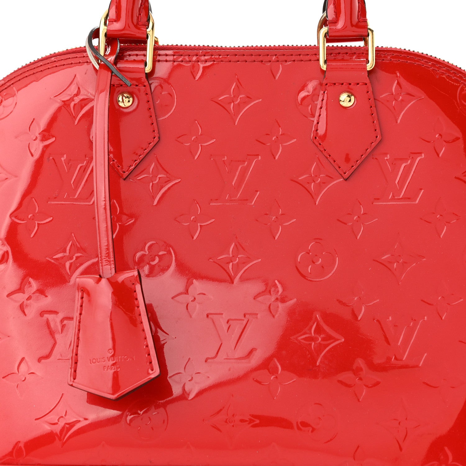 Louis Vuitton Vernis Alma PM Cherry 7 of 10