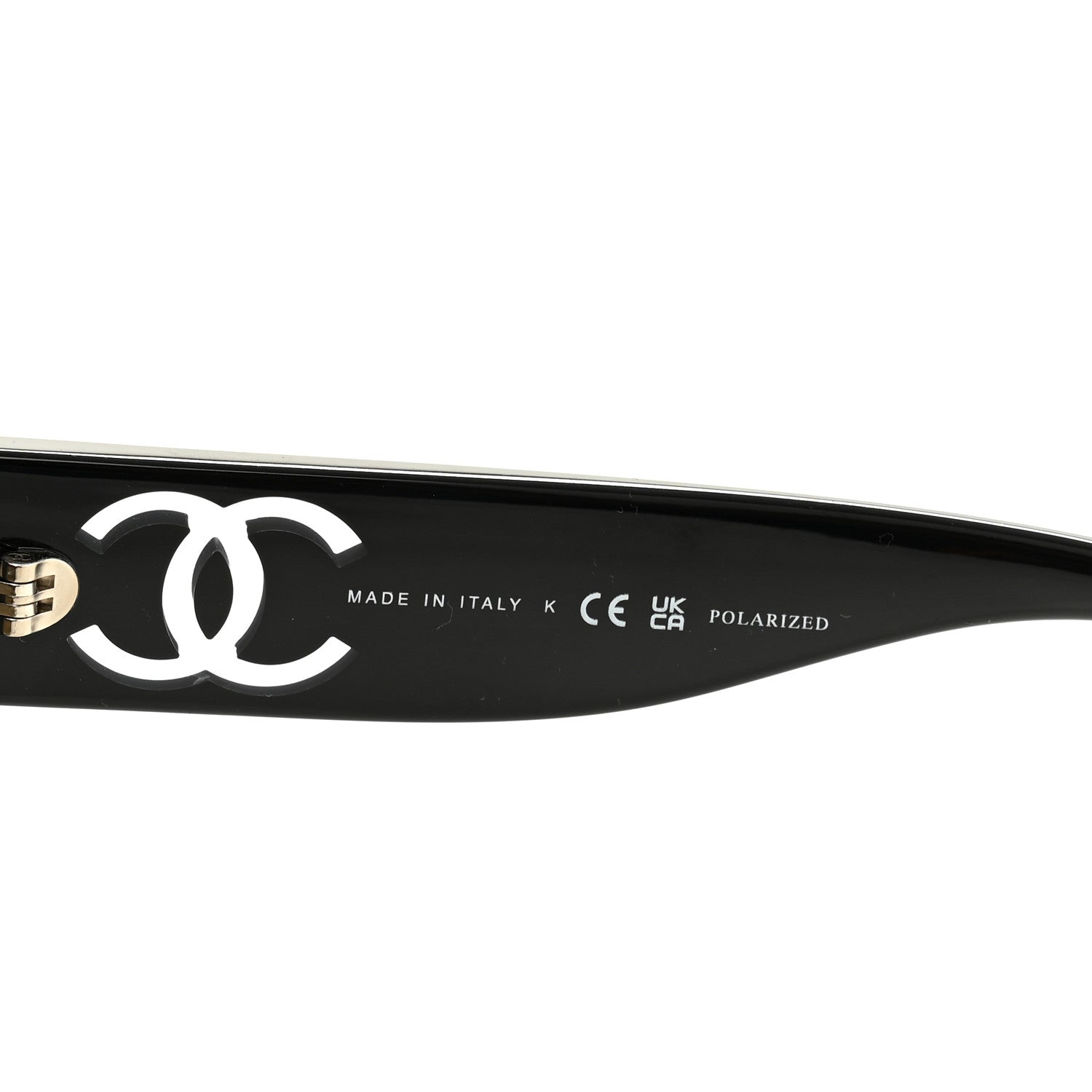 Chanel Acetate Nyon Oval CC Sunglasses 5528-A Black 5 of 7