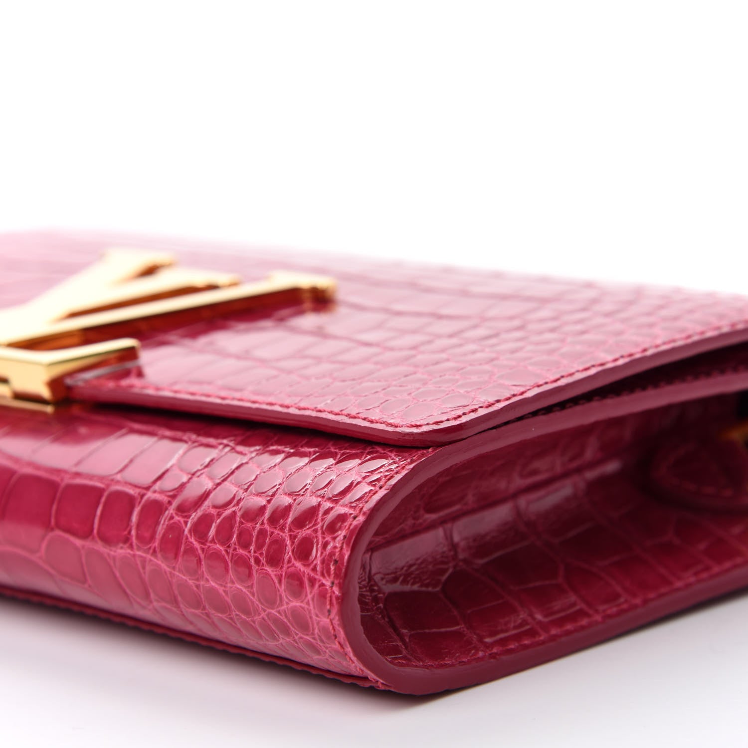 Louis Vuitton Alligator Chain Louise GM 7 of 9