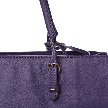 Balenciaga Veau Mini Papier Tote Purple 10 of 11