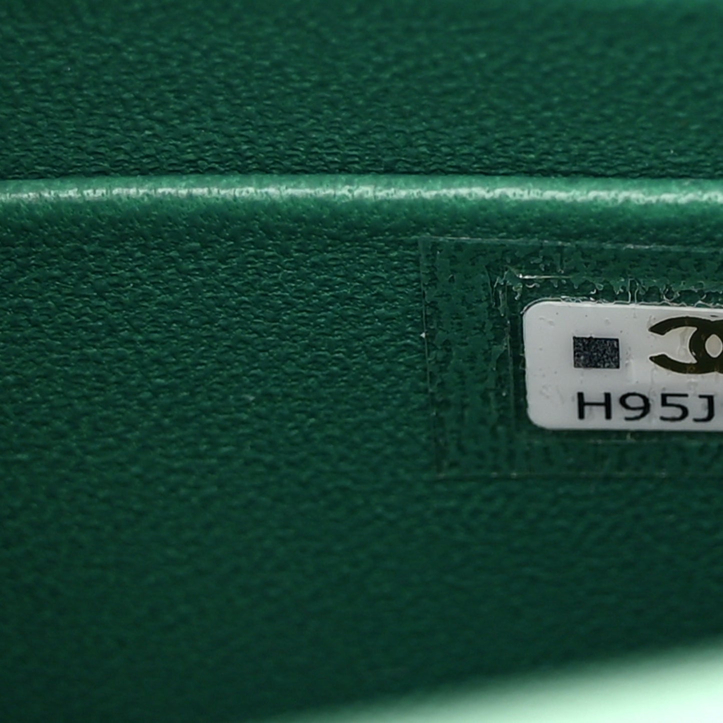 Lambskin Quilted Top Handle Flap Clutch With Chain Green