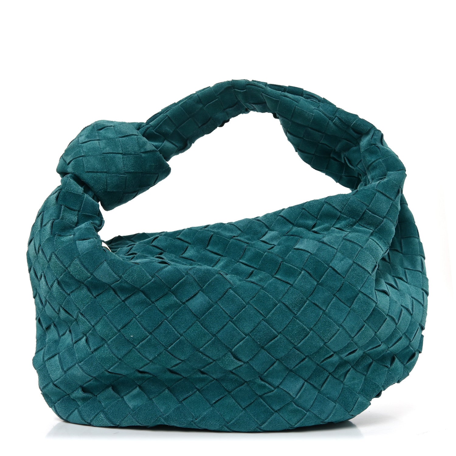 Bottega Veneta Suede Calfskin Intrecciato Teen Jodie Hobo Scuba 1 of 10