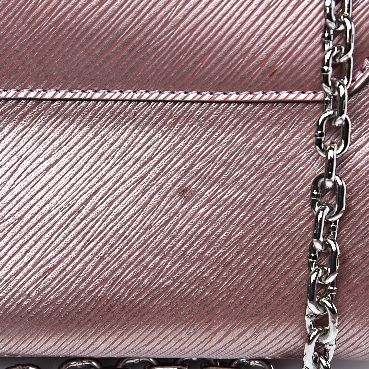 Epi Scarabeo Twist Shoulder Bag PM Rose Gold