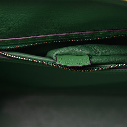 Celine Palmelato Mini Luggage Grass Green 7 of 18