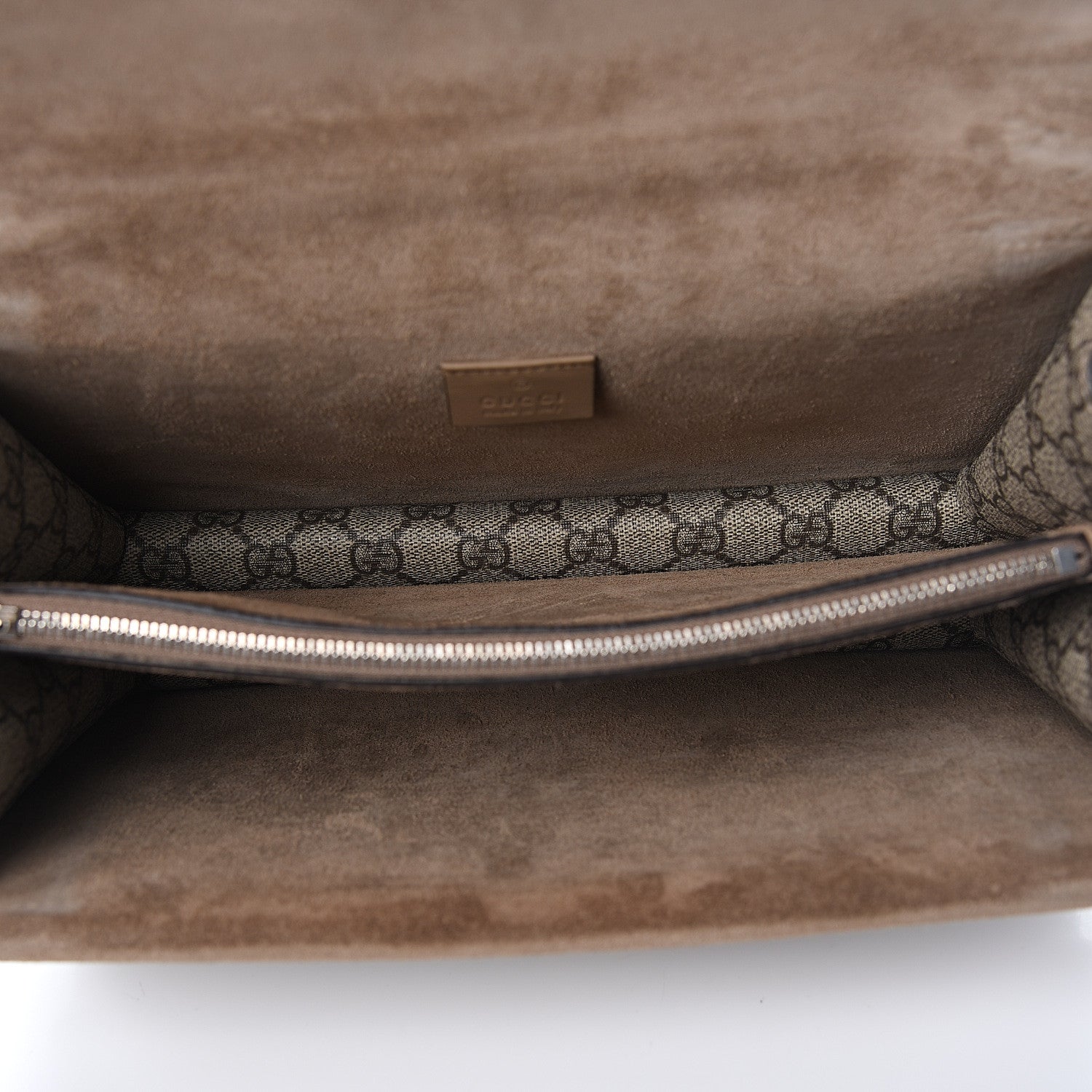 Gucci GG Supreme Monogram Small Dionysus Shoulder Bag Taupe 4 of 10
