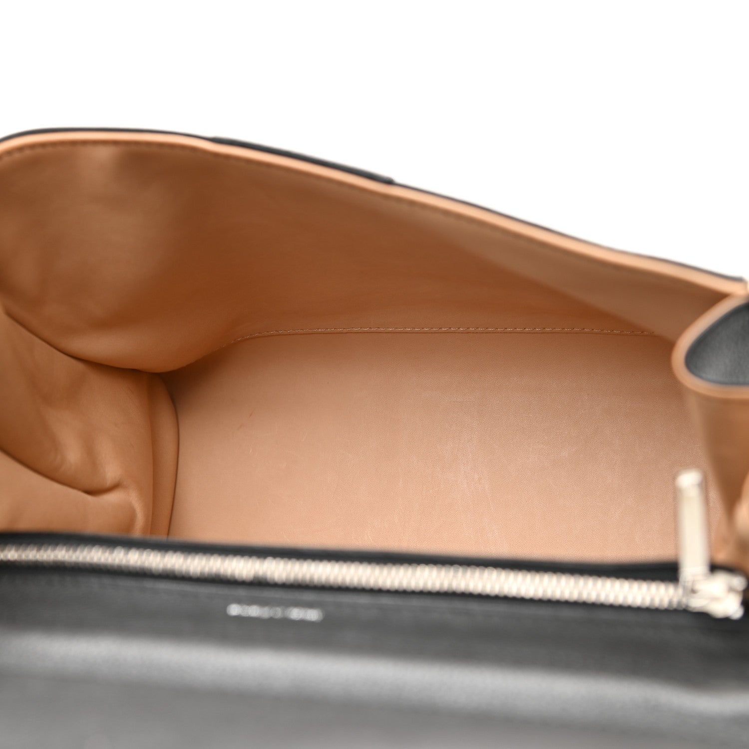 Delvaux Grained Calfskin MM Brillant Satchel Black 5 of 11