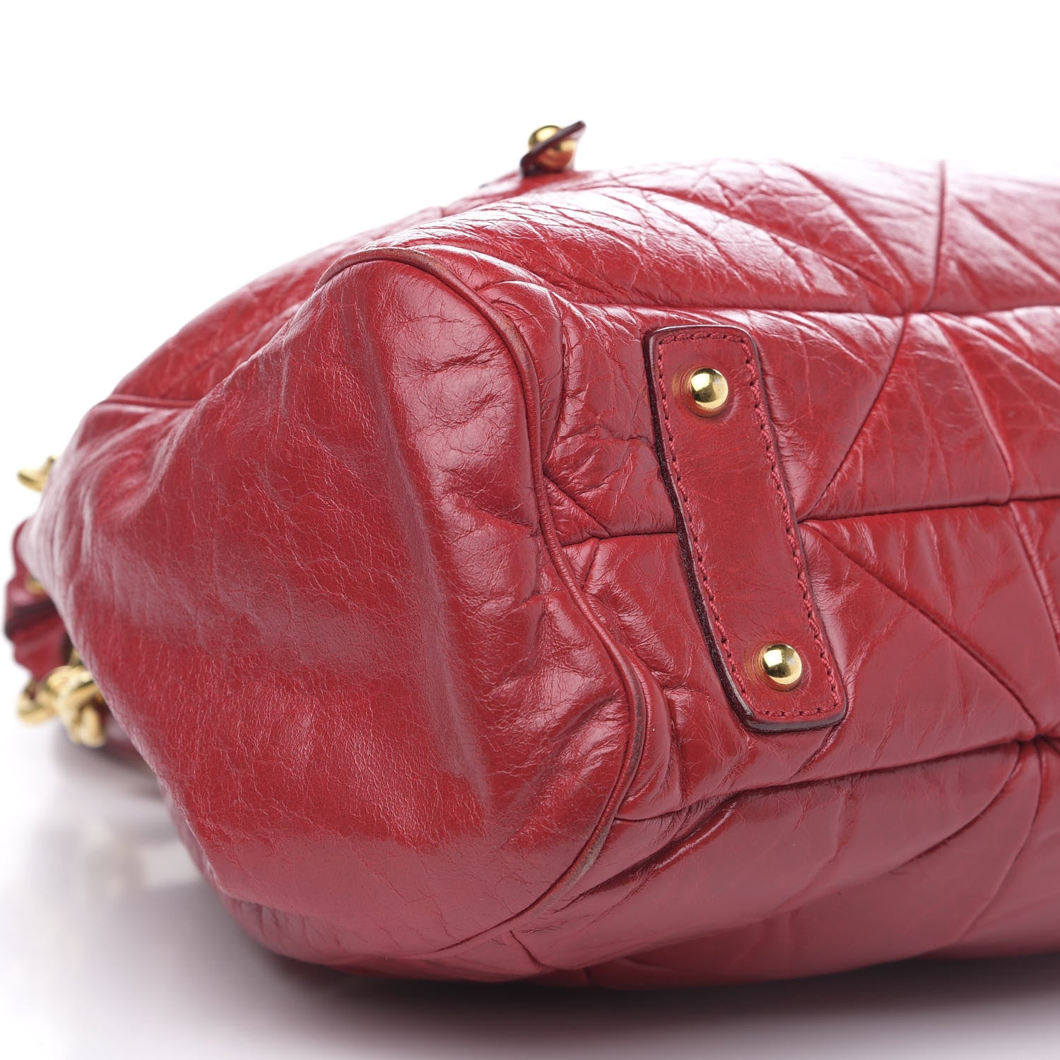 Marc Jacobs Lambskin Quilted Stam Red 10 of 14