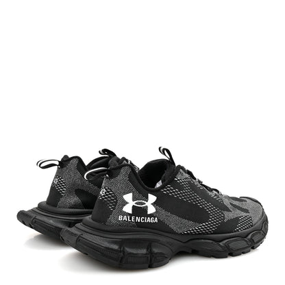 Balenciaga X Under Armour Knit Mesh 3XL Sneakers 43 Black White 5 of 9