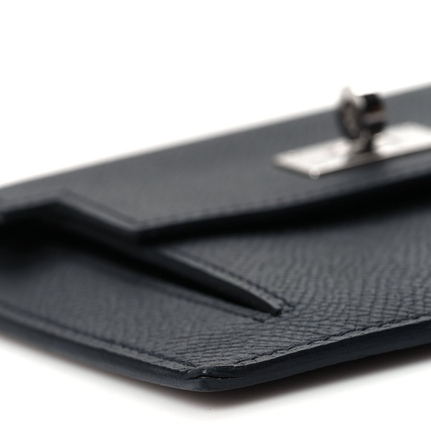 Epsom Kelly Pocket Compact Wallet Black
