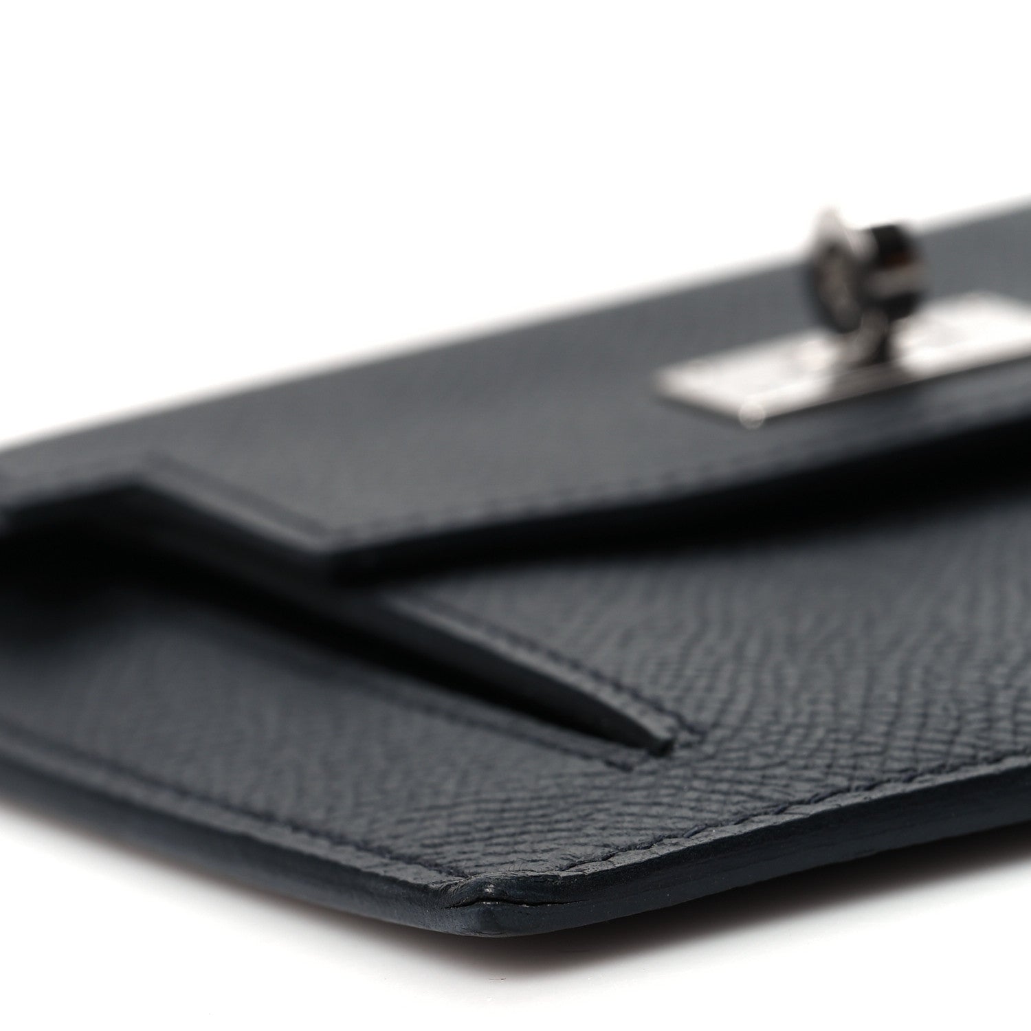 Hermes Epsom Kelly Pocket Compact Wallet Black 8 of 9