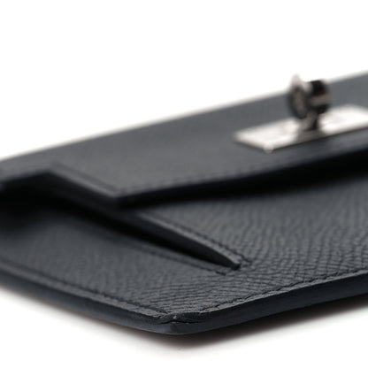 Hermes Epsom Kelly Pocket Compact Wallet Black 8 of 9