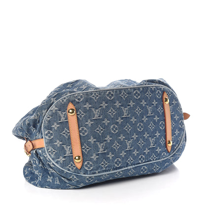 Louis Vuitton Denim Mahina XL Blue 4 of 10