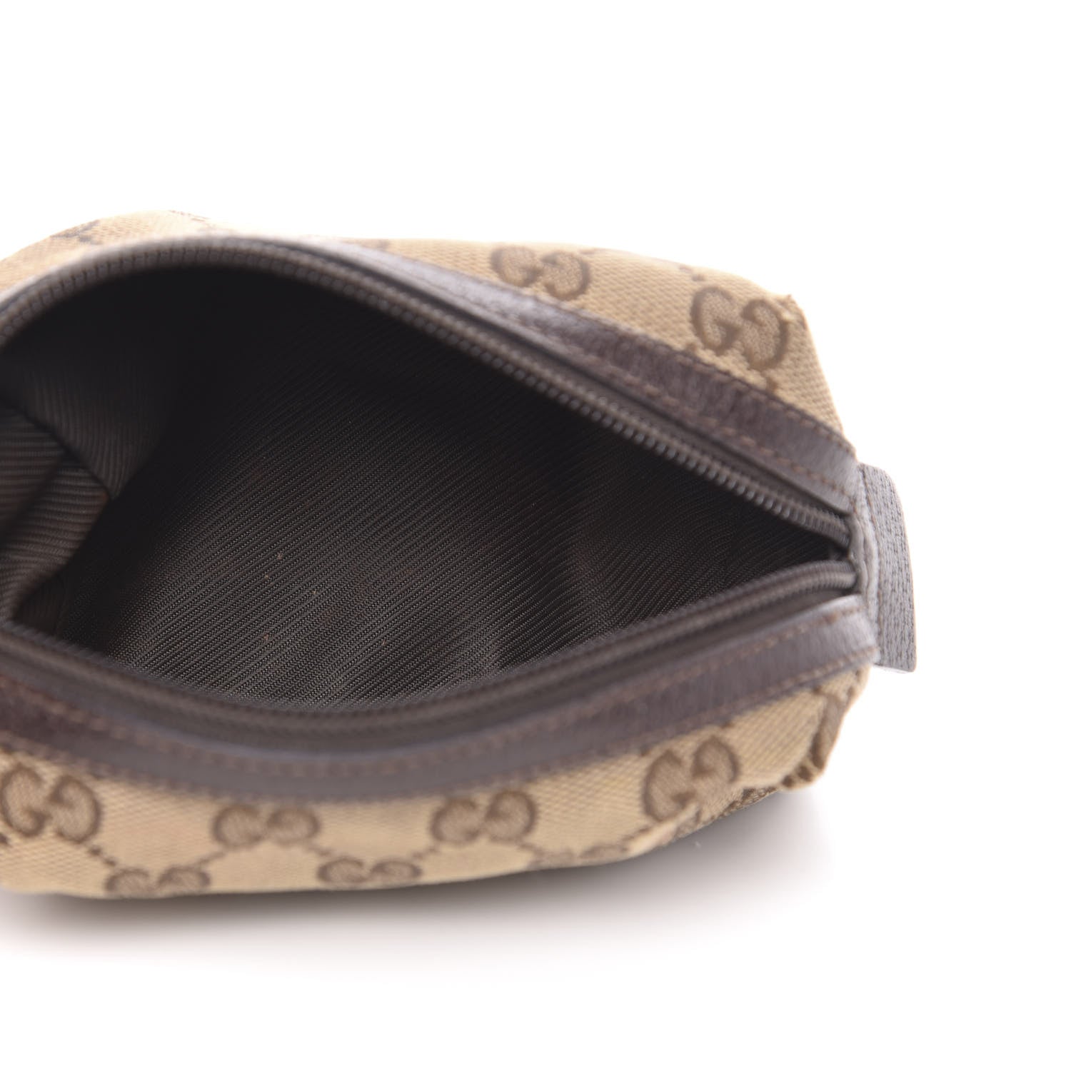 Gucci Monogram Small Cosmetic Case Dark Brown 5 of 12
