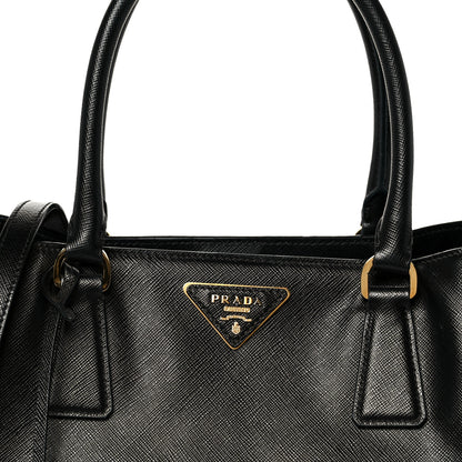 Prada Saffiano Lux Medium Tote Black 9 of 11