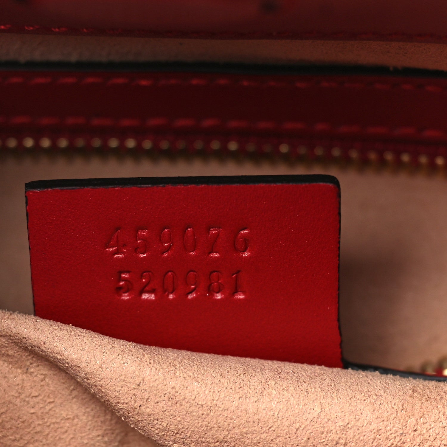 Gucci Nappa Bamboo Web Small Nymphaea Top Handle Bag Hibiscus Red 8 of 10