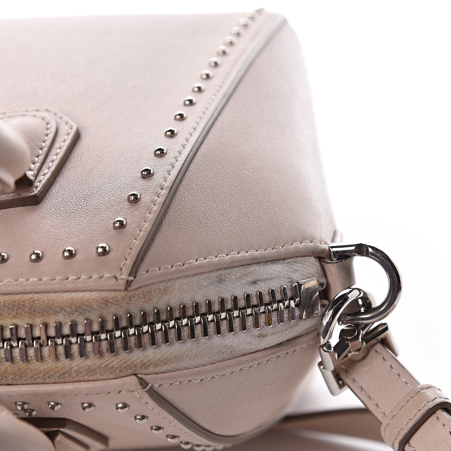 Givenchy Calfskin Mini Studded Antigona Nude Pink 15 of 21