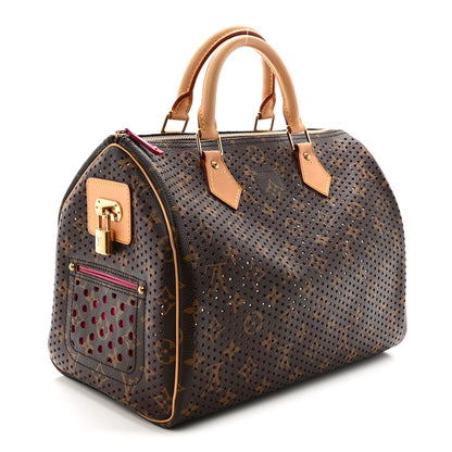 Louis Vuitton Monogram Perforated Speedy 30 Fuchsia 3 of 9