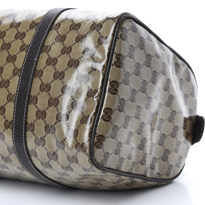 Gucci Crystal Monogram Medium Joy Boston Dark Brown 7 of 10