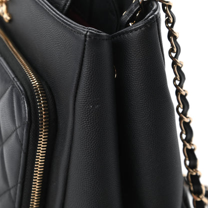 Chanel Caviar Quilted Small Business Affinity Shopping Bag Black 15 of 15