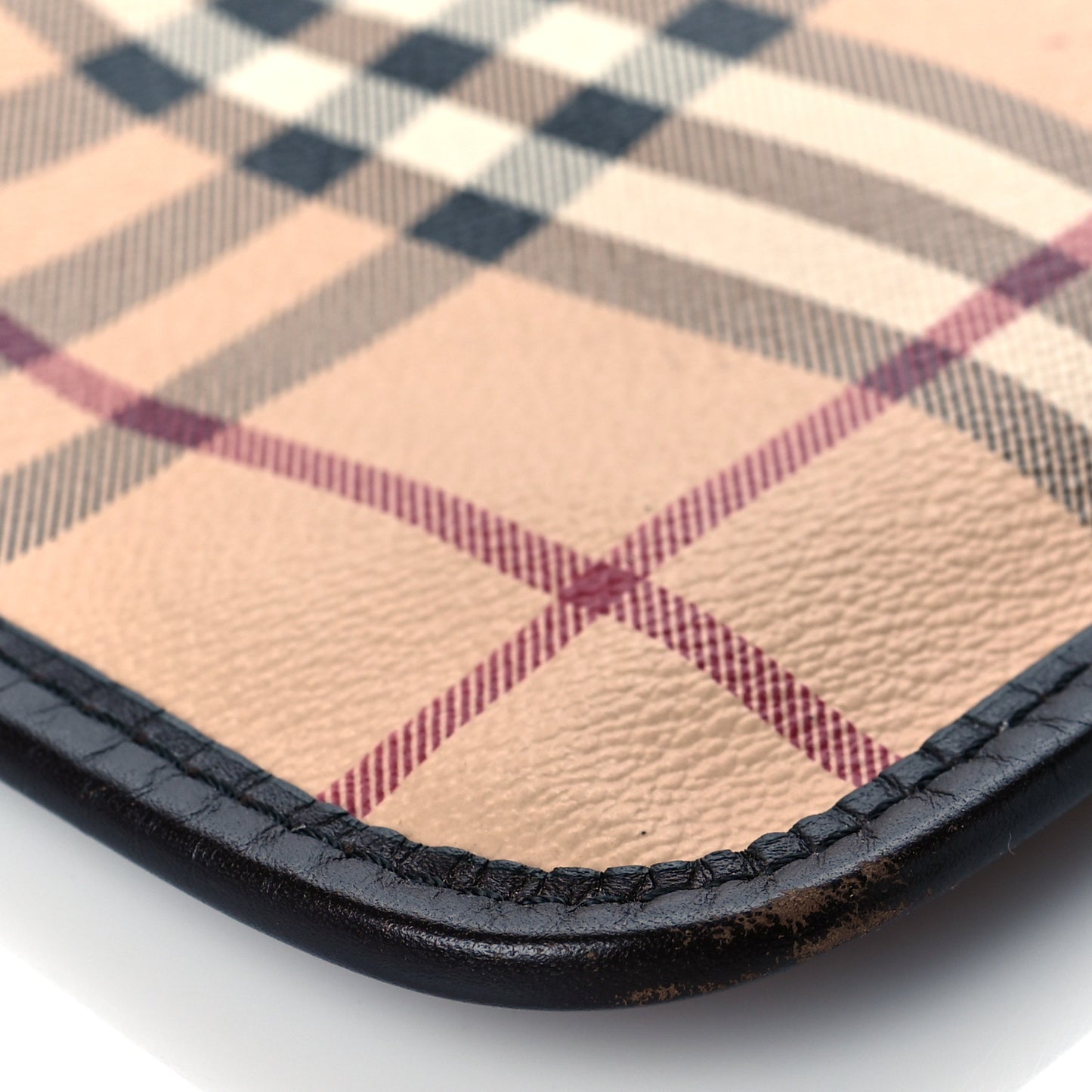 Haymarket Check Pouch Chocolate