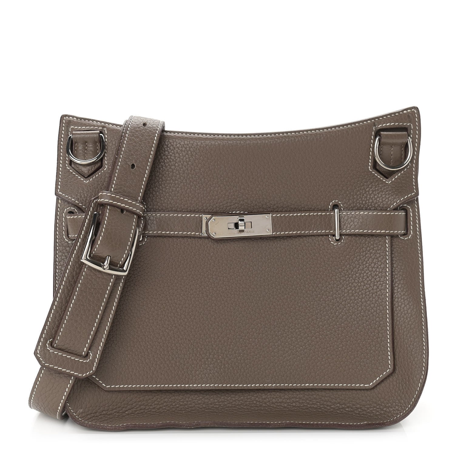 Hermes Taurillon Clemence Jypsiere 28 Etoupe 1 of 17