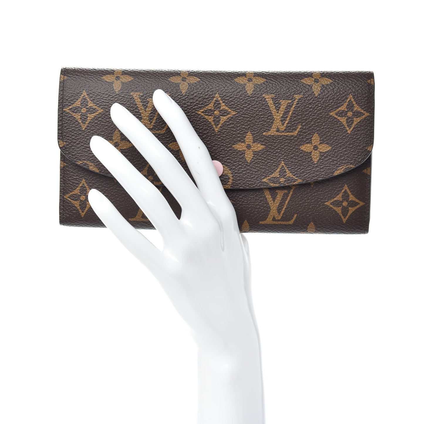 Monogram Emilie Wallet Rose Ballerine