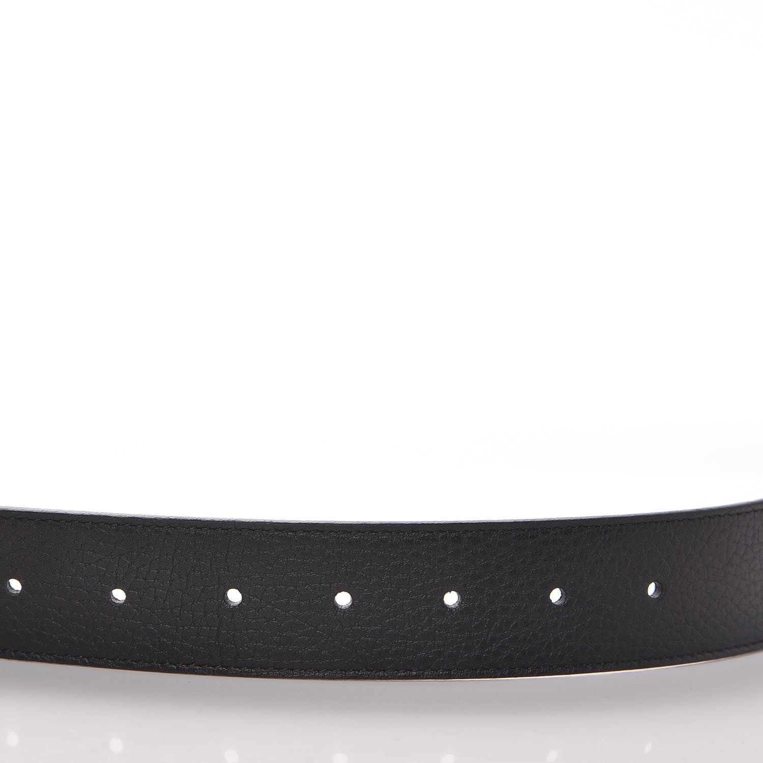 Gucci Calfskin Double G Reversible 37mm Belt 105 42 Black Cocoa 6 of 8