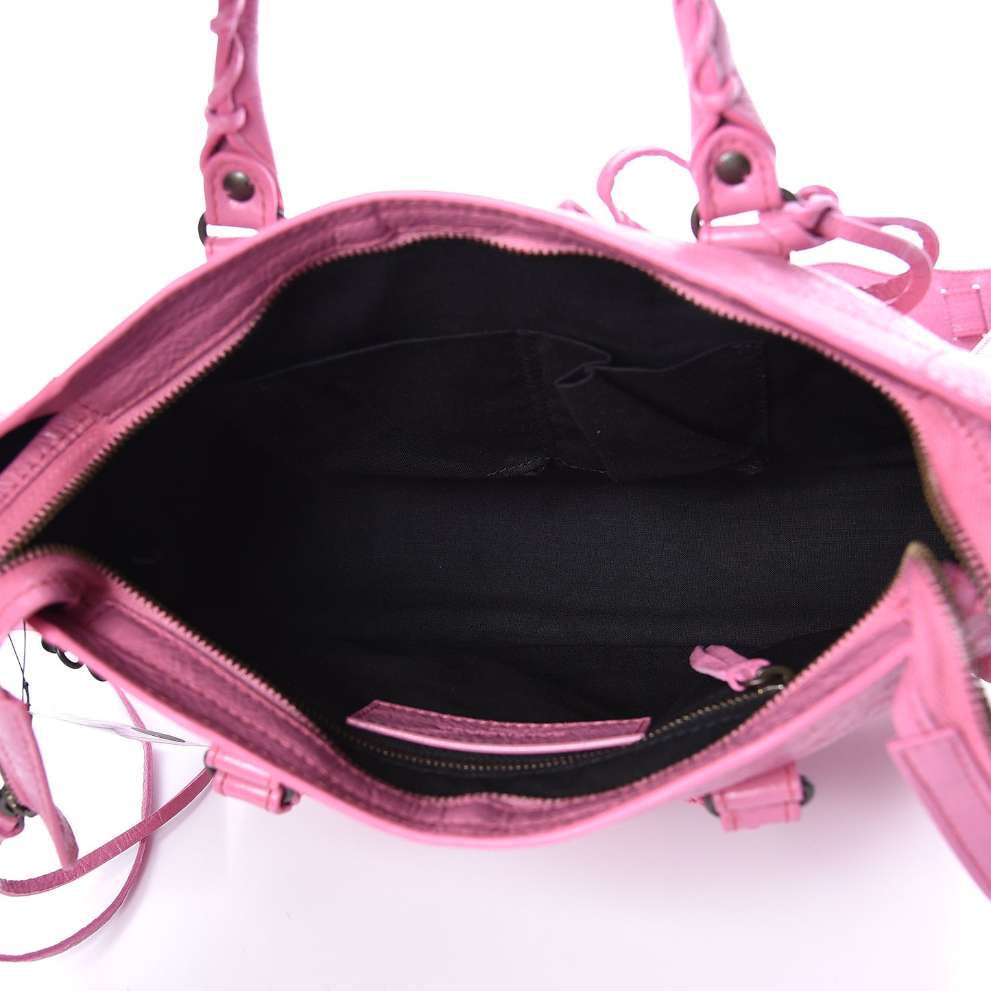 Agneau Classic Silver Hardware S City Rose Guimauve