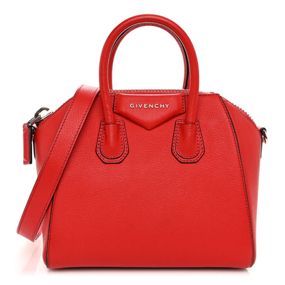 Givenchy Sugar Goatskin Mini Antigona Pop Red 1 of 15