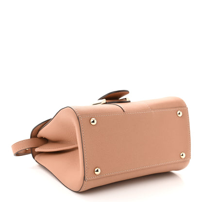 Delvaux Grained Calfskin Mini Brillant Satchel Nude 5 of 12