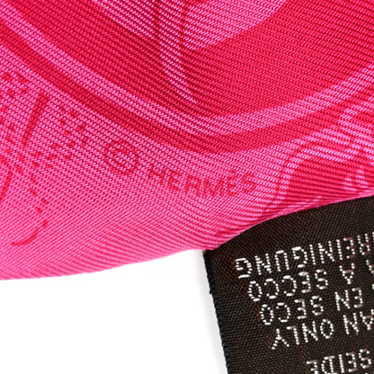 Hermes Silk Ex-Libris Les Parisie Twilly Rose Indien Vert Bleu 3 of 4