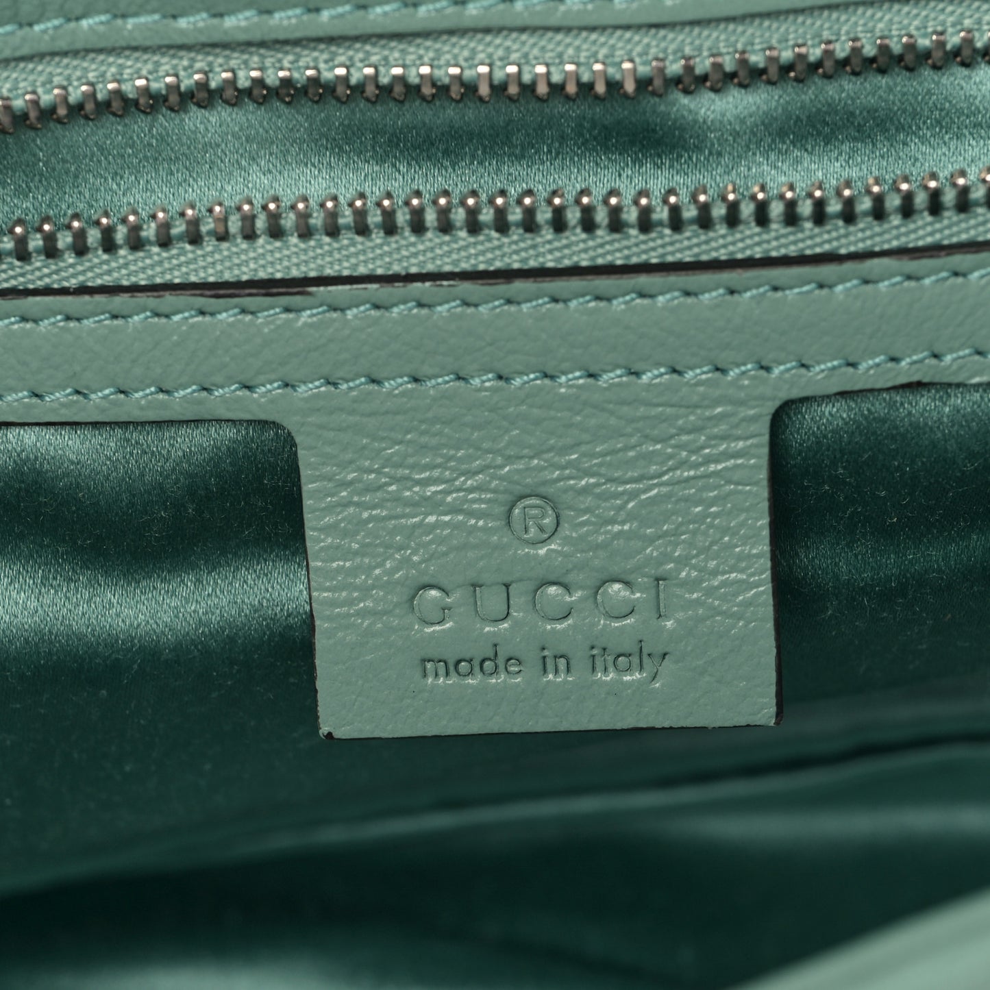 Sequin Matelasse Small GG Marmont Shoulder Bag Water Green Verde Chiaro Light Water Green