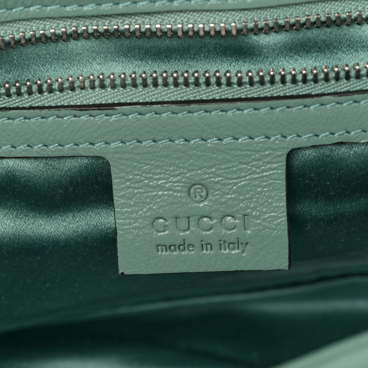 Gucci Sequin Matelasse Small GG Marmont Shoulder Bag Water Green Verde Chiaro Light Water Green 5 of 8