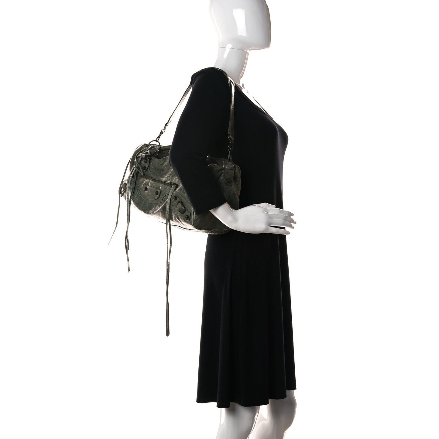 Agneau Classic Hardware Twiggy Vert Thyme