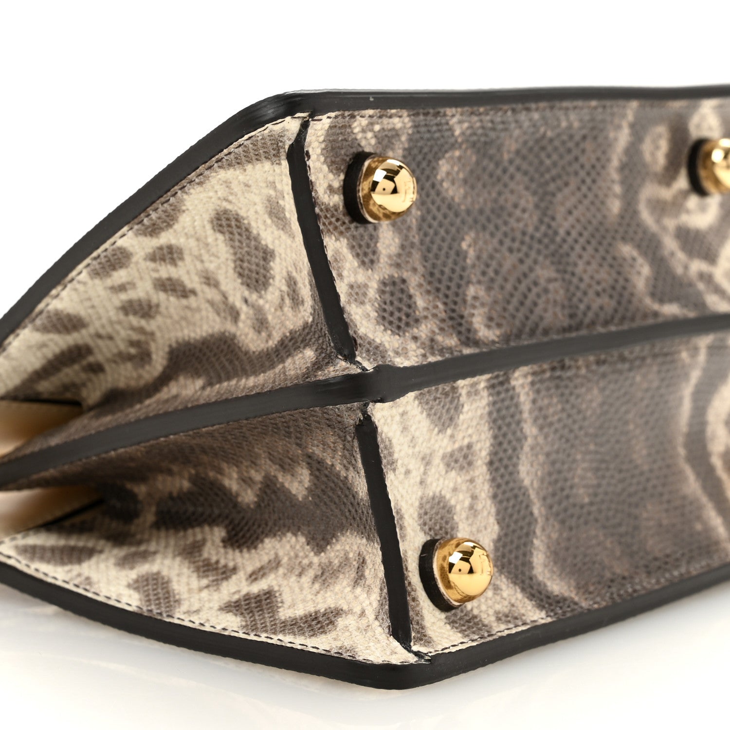 Fendi Lizard Togo Lucido Petite Peekaboo I SEE U Satchel Multicolor 10 of 11