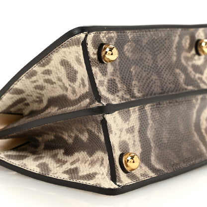 Fendi Lizard Togo Lucido Petite Peekaboo I SEE U Satchel Multicolor 10 of 11