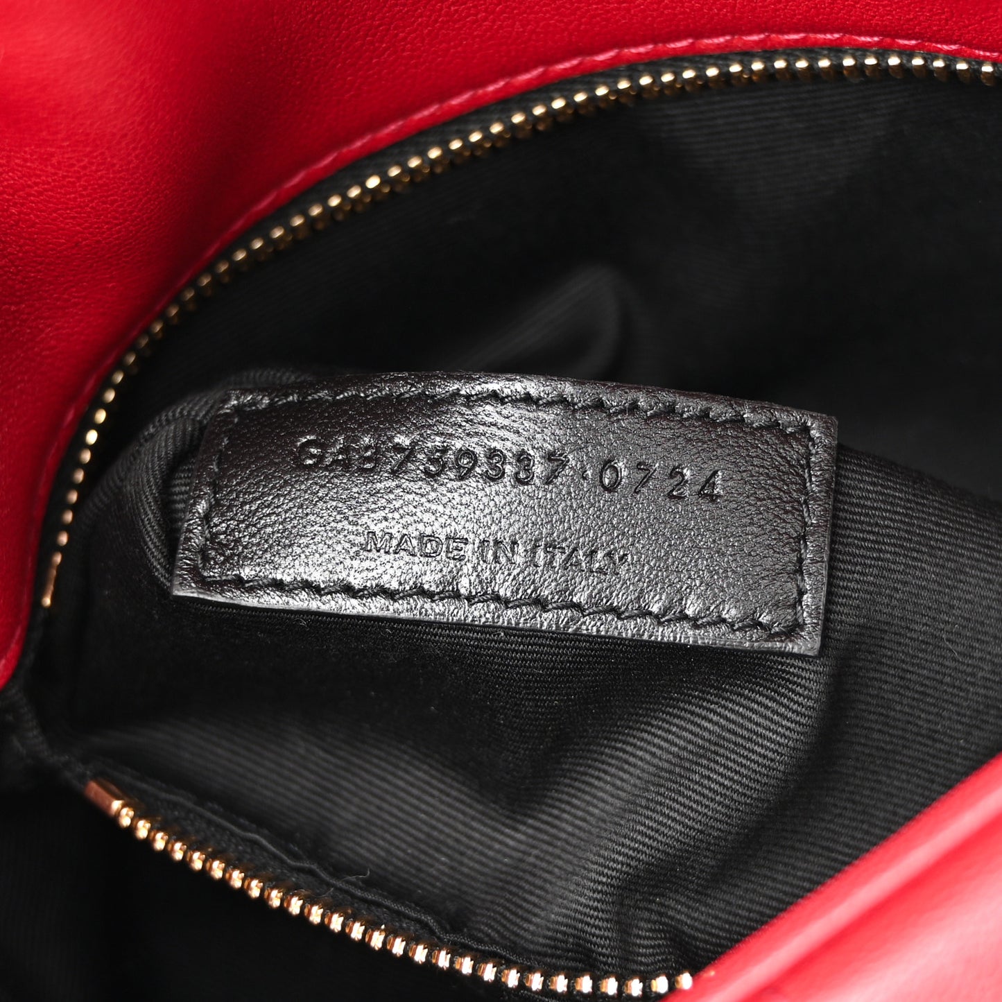 Lambskin Quilted Toy Loulou Puffer Monogram Chain Satchel New Red