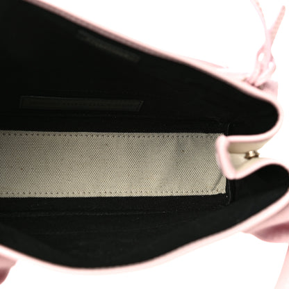 Balenciaga Cotton Canvas Satin Calfskin Navy Cabas XS Natural Pink 6 of 16
