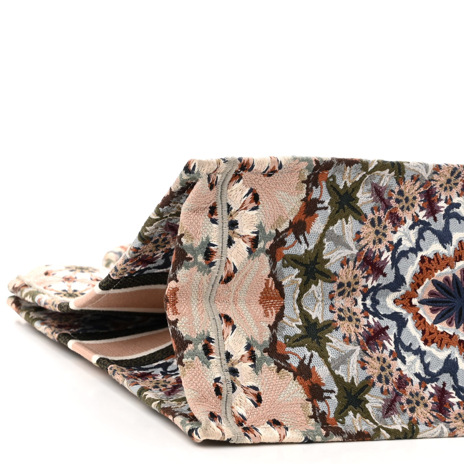 Christian Dior Canvas Embroidered Large KaleiDioroscopic Book Tote Multicolor 8 of 9