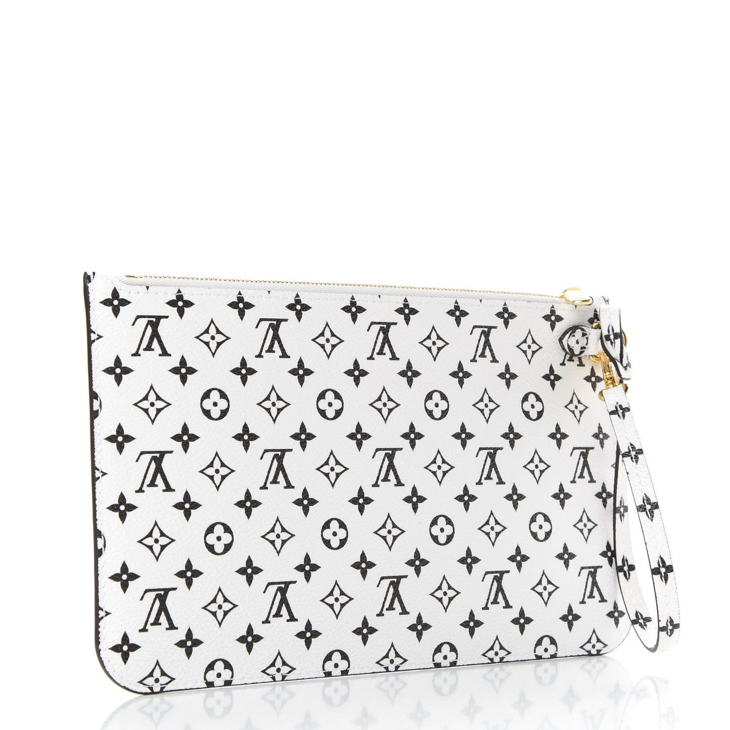 Monogram Giant Neverfull MM GM Pochette White