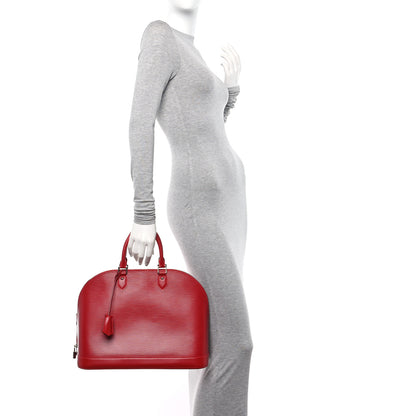 Louis Vuitton Epi Alma GM Carmine 2 of 11